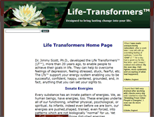 Tablet Screenshot of life-transformers.com